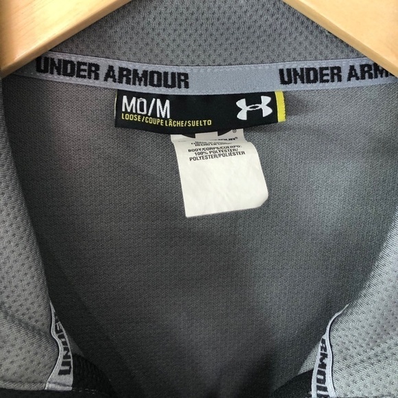Men’s Under Armour Grey Zipper Loose Jacket - Picture 3 of 7